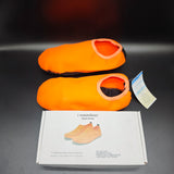 i Watershoes Aqua Shoes - Single Lycra Elastic Upper, Non-Slip Composite Sole & Lightweight Comfort Water Socks for Beach, Swimming, Snorkeling & Yoga; Ideal for Active Men, Women & Water Sports Enthusiasts; Orange, Size US 8