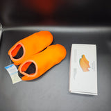 i Watershoes Aqua Shoes - Single Lycra Elastic Upper, Non-Slip Composite Sole & Lightweight Comfort Water Socks for Beach, Swimming, Snorkeling & Yoga; Ideal for Active Men, Women & Water Sports Enthusiasts; Orange, Size US 8