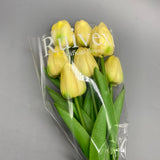 Ruivexi Artificial  Flowers - 33cm Realistic Plastic Faux Tulips, Home Decor, 10-Pack, Lifelike Flower Arrangements for Weddings, Parties, and Home Decoration