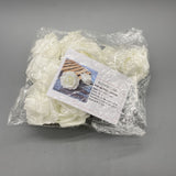 XFJYMXDM Artificial Flowers of Textile - EVA/VPE Foam, White, 6-7cm Diameter, 4cm Height
