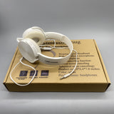 Lytmi cozysnug Audio Headphones with Microphone, Over-Ear Design, Passive Noise Cancellation, 4×6.4×7.8inches, White