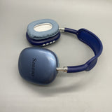 Szozzo Audio Headphones - Over-Ear Style, Blue Color, 10m Transmission Distance, 10-Hour Battery Life, Fast 2-Hour Charging
