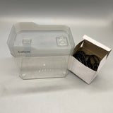 Lufccos Automatic Pet Waterer, 1500ml Capacity, Deep Filtration, Fresh Water Circulation, No Water No Work, 2.5W Power, 16.1×11.5×10.5cm