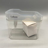 Lufccos Automatic Pet Waterer, 1500ml Capacity, Deep Filtration, Fresh Water Circulation, No Water No Work, 2.5W Power, 16.1×11.5×10.5cm