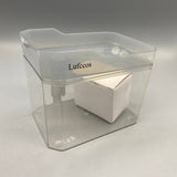 Lufccos Automatic Pet Waterer, 1500ml Capacity, Deep Filtration, Fresh Water Circulation, No Water No Work, 2.5W Power, 16.1×11.5×10.5cm