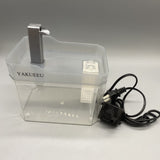 YAKUEEU Automatic Pet Waterers, 1500ml Capacity, Silent Pump, Circulating Water Filter, Transparent Tank, 16.5×13×12cm