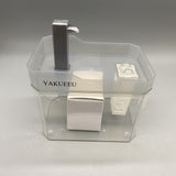 YAKUEEU Automatic Pet Waterers, 1500ml Capacity, Silent Pump, Circulating Water Filter, Transparent Tank, 16.5×13×12cm