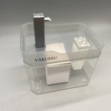YAKUEEU Automatic Pet Waterers, 1500ml Capacity, Silent Pump, Circulating Water Filter, Transparent Tank, 16.5×13×12cm