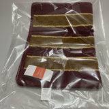 GSTATF Automobile Floor Mats - Durable Polyester, Red and Yellow Pattern, 55x37cm, Non-Slip, All-Weather Protection