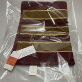 GSTATF Automobile Floor Mats - Durable Polyester, Red and Yellow Pattern, 55x37cm, Non-Slip, All-Weather Protection