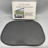 KAMIYONG Automobile Windshield Sunshades, 44×37cm, Mesh Material, Black, UV Protection, Easy Installation