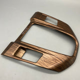 MEIYUAUTO Automotive interior paneling, ABS Gear Shift Decorative Panel, Smooth Edges, Wood Grain Finish, Scratch-Resistant, Durable Design for CRV 5th Gen