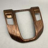 MEIYUAUTO Automotive interior paneling, ABS Gear Shift Decorative Panel, Smooth Edges, Wood Grain Finish, Scratch-Resistant, Durable Design for CRV 5th Gen