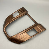 MEIYUAUTO Automotive interior paneling, ABS Gear Shift Decorative Panel, Smooth Edges, Wood Grain Finish, Scratch-Resistant, Durable Design for CRV 5th Gen