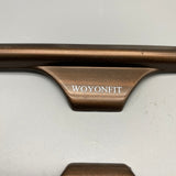WOYONFIT Automotive interior paneling, Wood Grain ABS Rear Cup Holder Trim, 8.27×4.33×0.59 inches, 1 Piece/Set, Compatible with Most Vehicles