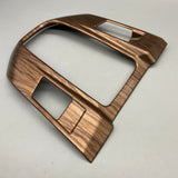 MEIYUAUTO Automotive interior paneling, ABS Gear Shift Decorative Panel, Smooth Edges, Wood Grain Finish, Scratch-Resistant, Durable Design for CRV 5th Gen