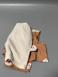XINLYKID Baby Bodysuit, 66cm, Cotton, Brown Bear Design, Soft & Breathable Infant Romper for Boys and Girls