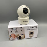 Moutai Baby Monitor, Crystal Clear 1080P HD Video, Compact & Wi-Fi Enabled, Real-Time Connectivity, 10.6x8.2x8.2 cm, Baby Camera with Instant Monitoring and Peace of Mind