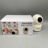 Moutai Baby Monitor, Crystal Clear 1080P HD Video, Compact & Wi-Fi Enabled, Real-Time Connectivity, 10.6x8.2x8.2 cm, Baby Camera with Instant Monitoring and Peace of Mind