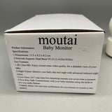 Moutai Baby Monitor, Crystal Clear 1080P HD Video, Compact & Wi-Fi Enabled, Real-Time Connectivity, 10.6x8.2x8.2 cm, Baby Camera with Instant Monitoring and Peace of Mind