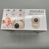 Moutai Baby Monitor, Crystal Clear 1080P HD Video, Compact & Wi-Fi Enabled, Real-Time Connectivity, 10.6x8.2x8.2 cm, Baby Camera with Instant Monitoring and Peace of Mind