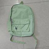 LS Backpacks - Oxford Cloth, Green, 15.6 Inch, Durable and Spacious for School, Travel, and Work