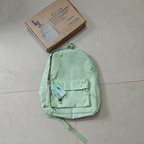LS Backpacks - Oxford Cloth, Green, 15.6 Inch, Durable and Spacious for School, Travel, and Work