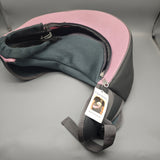 FANUPSON Pet Carrier Bag – Lightweight 230g, Breathable Polyester, Pink Travel Tote for Small Pets, Comfortable Wide Shoulder Straps