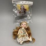 BENMAZ Ball-Jointed Dolls - 6.2x3x1.4 Inches, Plastic & Cloth Material, Perfect for 3-6 Year Olds, Durable and Safe, Ideal for Imaginative Play