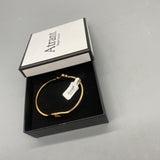 Atrant Bangle Bracelet - 925 Silver, Gold Plated, Lightweight Luxury, Minimalist Design
