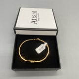 Atrant Bangle Bracelet - 925 Silver, Gold Plated, Lightweight Luxury, Minimalist Design