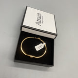 Atrant Bangle Bracelet - 925 Silver, Gold Plated, Lightweight Luxury, Minimalist Design