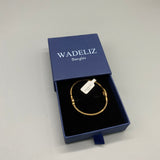 WADELIZ Bangles, Four-Leaf Clover Design, Minimalist and Versatile, Perfect for Everyday Wear