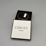 CDRCICI Bangles, Minimalist Round Disc Design, Versatile and Stylish for Any Occasion