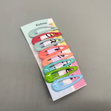 Riyhown Barrettes - Set of 8 Multicolor Alloy Hair Clips for Universal Use