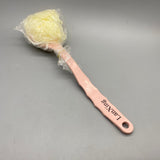 LanXing Bath brushes, Nylon Bristles & Loofah, Non-Electric Back Scrubber for All Ages, Hanging Hole Design