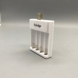 Enlodge Batteries and battery chargers, Compatible with AA/AAA Batteries, Input: DC 5V 1A/2A