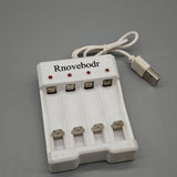 Rnovebodr Batteries and battery chargers – AA/AAA Battery Charger, DC5V Input, DC12V Output, 3-5 Hour Charging Time, Compact 6.5×2×8 cm