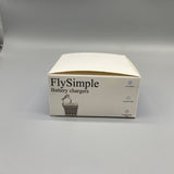 FlySimple Battery Charger for AA/AAA Rechargeable Batteries, DC5V2A Input, DC12V-0.25A Output, 3-5 Hours Charging Time, Compact 6.5×2×8 cm