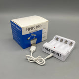 HPBS PRO Battery Chargers, 3-5 Hours Fast Charging, DC5V2A Input, AA/AAA Rechargeable Battery Compatible, Compact 6.5×2×8cm