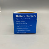 HPBS PRO Battery Chargers, 3-5 Hours Fast Charging, DC5V2A Input, AA/AAA Rechargeable Battery Compatible, Compact 6.5×2×8cm