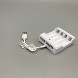 HPBS PRO Battery Chargers, 3-5 Hours Fast Charging, DC5V2A Input, AA/AAA Rechargeable Battery Compatible, Compact 6.5×2×8cm