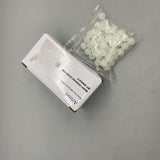 Arimei Beads for Making Jewellery, 6mm White Beads for DIY Jewelry Crafting, 50 Pieces
