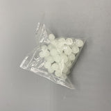 Arimei Beads for Making Jewellery, 6mm White Beads for DIY Jewelry Crafting, 50 Pieces