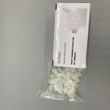 Arimei Beads for Making Jewellery, 6mm White Beads for DIY Jewelry Crafting, 50 Pieces