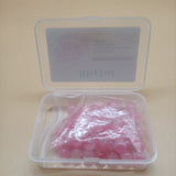JDveTnd Beads for Making Jewelry, Pink Plastic Beads, 10mm Diameter, 1.5mm Aperture, Perfect for DIY Projects and Jewelry Making（50pcs）