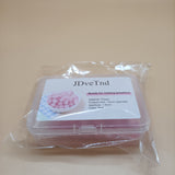 JDveTnd Beads for Making Jewelry, Pink Plastic Beads, 10mm Diameter, 1.5mm Aperture, Perfect for DIY Projects and Jewelry Making（50pcs）
