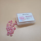 JDveTnd Beads for Making Jewelry, Pink Plastic Beads, 10mm Diameter, 1.5mm Aperture, Perfect for DIY Projects and Jewelry Making（50pcs）