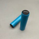 SpeedSprint Bicycle Handle Bars, 12.5×3cm Blue Silicone+PVC, Waterproof & Non-Slip, Soft Shock Absorption, Fits 17-22.2mm Diameter