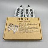 JDLyJx Bicycle parts, namely, {indicate specific parts.Bicycle pedals - Aluminum Alloy & Plastic, Durable, Anti-Slip, Lightweight, 11.5×6.5×2.5cm
